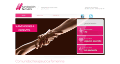 Desktop Screenshot of fundaciontemehi.com